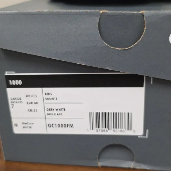New Balance 1000 Shoes Grey/White Size Women’s 8.5/Youth 7 GC1000FM New In Box - Picture 9 of 9